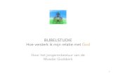 BIJBELSTUDIE - Moeder Godskerk Amsterdammoedergodskerk.nl/wp-content/uploads/2014/09/... · 2017-10-13 · 18. VRAAG: KAN JE EEN RELATIE MET GOD HEBBEN ZONDER LIEFDE TE HEBBEN VOOR