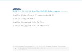 2베이 장치용 LaCie RAID Manager 사용 설명서 · 2019-05-30 · LaCie RAID Manager와 장치 펌웨어 업데이트를 확인합니다(인터넷 연결 필요). LaCie RAID