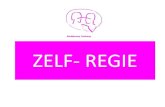 ZELF- REGIE - Buddyzorg Limburg · Motivatie In de hulpverlening Aansluiten bij motivatie In de ondersteuning wordt aangesloten bij de intrinsieke motivatie (van binnen uit), wensen