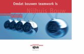 Omdat bouwen teamwork is Nijhuis Bouw€¦ · bij Nijhuis samen. Wij bouwen niet alleen huizen, ook leefbare wijken en gebieden waar het prettig wonen, werken en recreëren is. Of