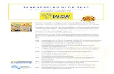 JAARVERSLAG VLOK 2013 · 1 Jaarverslag 2013 De VLOK vierde in het verslagjaar haar 30-jarig jubileum. Was in 2008 het Klusboek het tastbaar resultaat van het 25-jarig jubileum, dit