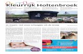 Maart 2017 • 17 Holtenbroekkleurrijkholtenbroek.nl/wordpress/wp-content/uploads/... · 2017-03-17 · 3 Kleurrijk Holtenbroek, editie maart 2017 Holtenbroek is altijd om de hoek!