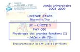 Année universitaire 2008-2009 LICENCE STAPS Marseille/Gap ...staps.toile-libre.org/Semestre%202/Unit%E9%203/Physiologie%20des… · Année universitaire 2008-2009 S2 - UNITE 3 PHY