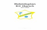 Beleidsplan KC Harich...3 Inleiding De Korfbal Club Harich is op 12 maart 1960 opgericht. KC Harich is een bloeiende vereniging waar-bij sportiviteit, teamverband en plezier in sporten