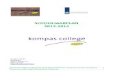 Jaarplan De Burcht 2013 - Kompas College · Verandermanagement richting een gezamenlijke verantwoording voor de totale besteding. ... Focus van binnen naar buiten en van buiten naar