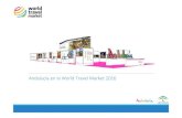Andalucía en la World TravelMarket2016...Andalucía dispondráen la WTM de un expositor propio de 550 metros cuadrados en una ubicación privilegiada en la zona de Europa de la feria,