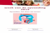 week van de opvoeding 2019 - EXPOO · PDF file onderwijsprofessionals van alle onderwijsniveaus en in de voorschoolse educatie rond de thema’s taal, welbevinden, wereldburgerschapseducatie,