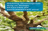 Stichting Pensioenfonds Zorg en Welzijn STATUTEN EN … · 2019-09-13 · één lid, voorgedragen door de Federatie van Beroepsorganisaties in de zorg en daaraan gerelateerd onderwijs