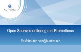 Open Source monitoring met Prometheus · 2017-09-03 · Prometheus’ datamodel Prometheus is een 2D-database. Horizontale as: tijd. Vaak een eindige retentieperiode. Verticale as: