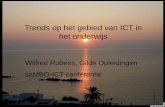 Trends op het gebied van ICT in het onderwijs · 2015-12-21 · Trends op het gebied van ICT in het onderwijs. Wilfred Rubens, Gilde Opleidingen. saMBO-ICT conferentie. Mobiele technologie.