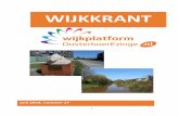 WIJKKRANT - Wijkplatform OosterboerEzinge · 5 vragen aan Jan Jonker redacteur Wijkkrant Waarom maak je deel uit van het wijkplatform ... succes hebben met hetgeen ze organiseren.