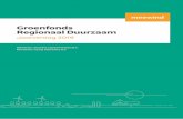 Groenfonds Regionaal Duurzaam · Regionaal Duurzaam 1 - Jaarverslag 2017 Beheerder: Seawind Capital Partners B.V. Bewaarder: IQ EQ Depositary B.V. Groenfonds Regionaal Duurzaam