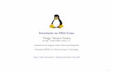 Introdu¸c˜ao ao GNU/Linux Thiago Teixeira Santosthsant/pool/linux-intro.pdf · • Sistemas GNU/Linux, ap´os a inicializa¸c˜ao, solicitam o nome de usu´ario e a senha para autenticac˜ao.
