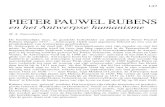 PIETER PAUWEL RUBENS - Tresoarimages.tresoar.nl/bibl-collectie/Hermeneus/Jaargang 49...De brieven van Pieter Pauwel Rubens. Er werd beweerd dat Rubens circa 8 000 brie-ven zou hebben