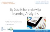 Big Data in het onderwijs: Learning Analytics · 2017-06-19 · Big Data in het onderwijs: Learning Analytics Prof dr. Tammy Schellens Elise Ameloot VAKGROEP ONDERWIJSKUNDE ONDERZOEKSGROEP