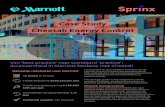Case Study Cheetah Energy Control - Sprinx...duurzaamheid in Marriott keukens met Cheetah Tussen 2012 en 2015 hebben 16 hotels van de Marriott Group in Europa hun energieverbruik flink