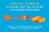 INHOUD - IQ Leads ... Google AdWords is het verdienmodel van Google. In Nederland gebruikt 96% van de