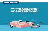 ARCHITECTUUR INTERIEUR- ARCHITECTUUR opleidingen aan de Faculteit Architectuur onderscheidt van andere