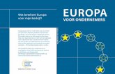 Europa voor ondernemers[1].pdf · 2016-06-09 · Europa voor ondErnEmErs Wat betekent Europa voor mijn bedrijf? De Europese interne markt kent een vrij verkeer van personen, kapitaal,