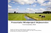 Presentatie Windproject Stijbeemden · PDF file 2019-05-26 · 2 Samen met andere grondeigenaren zijn we een verkenning gestart voor de haalbaarheid van windenergie en zonne-energie
