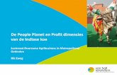 De People Planet en Profit dimensies van de Indiase koe · 2017-10-16 · De People Planet en Profit dimensies van de Indiase koe Lectoraat Duurzame Agribusiness in Metropolitane