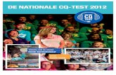 de nationale cq-test 2012 · team en Tamara van de Graaf van VGZ die de hoogste CQ-score behaalde. Ook op onderde- ... 2 de professional 4147* 3 visitekaartje 3937* 4 analytisch vermogen
