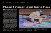 DE HENGELAARS VAN AMSTERDAM · 2018-11-07 · en vissen in tweetallen. Aan het eind van de middag wegen ze de vis en de-gene die de meeste kilo’s heeft gevan-gen verdient vijf euro.