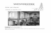 Orde van Dienst - Westerkerk Lied: Gezang 168 Allen Allen 2. Vervul met uw genadeschijn, die op verkeerde