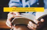 Programma-overzicht 2019-2020 Raad van Kerken Krimpen a/d ...inter.pknkrimpen.nl/images/2019_2020_Programma_RvK.pdf · een tekst uit het Oude of Nieuwe Testament goed weer te geven.