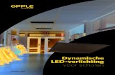 Dynamische LED-verlichting voor scholen · • Statische verlichting, aan/uitschakelen per klaslokaal • Het luxniveau op het werkvlak is minimaal 300 lux • Een gelijkmatigheid