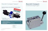 Rexroth Compact Topper! Rexroth Compact Snelheidsregelingen · ˜ • Geschikt voor 40 l/min ˜ • Max. werkdruk 350 bar ˜ • Past in standaard huis ˜ • Leiding montage ˜ •