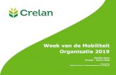 Week van de Mobiliteit Organisatie 2019 · 2020-01-31 · Week van de Mobiliteit Organisatie 2019 Mobility Salon Brussel ... Wout Van Aert (2015-2018) Sven Nys (2008-2016) Sanne Cant