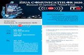 Bucureşti, 15 septembrie - Ziua Comunicatiilorziuacomunicatiilor.ro/wp-content/zcomfiles/agenda-2020.pdf · O videoconferință de succes începe întotdeauna cu o cafea bună! 10:00