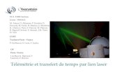 M. Aimar, D. Albanese, P. Exertier, D. JL. Oneto, J. Paris ...gram.oca.eu/Ressources_doc/Journees_GRAM_2010/Samain.pdf · Télémétrie Laser Détermination de la distance par mesure