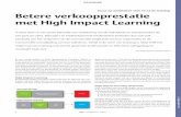 OPLEIDING - EMC Performance · en middelen aan leeractiviteiten vóór en ná afloop van een formele training of cursus!‘ High Impact Learning elementen Voor trainingen met een