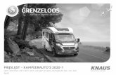 GRENZELOOS - KNAUS · 2020-01-30 · 6 De genoemde consumentenprijzen in deze prijslijst zijn incl. 21% BTW en incl. transport (fabriek-dealer), rijklaar zetten, keuring en homologatie