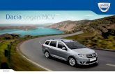 Dacia Logan MCV mei 2016 - Terwolde Renault · De Dacia Logan MCV is uitgerust met veel handige technologieën, bedoeld om het rijden aangenamer te maken. De Logan MCV is betrouwbaar
