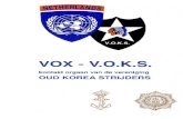 De VOX -VO.K.S. is een uitgave van de · plechtigheid voorafgaand aan de crematie van VOKS-lid P.C. (Piet) Hoevenaars, luitenant-kolonel b.d. der Cavalerie en van 1978 - 1985 Regimentscommandant