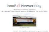 InnoRail Netwerkdag - Railcenter · 12.00 Inlooplunch 13.00 Welkom en kennismaking door ing. Bas van Duijn 13.10 Introductie R&D programma Bronaanpak Spoorverzakkingen en spoortrillingen