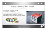 De draaikubus van Rubikjhulshof/rubik.pdf · De draaikubus van Rubik Joost Hulshof 20-4-2007 Er zijn vele variaties van de draaikubus van Rubik, maar de eerste blijft de mooiste.