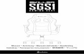 Manuale dell‘utente Handleiding - Sharkoon€¦ · I) El SKILLER SGS1 gaming seat se puede usar tanto para trabajo como para descanso. El respaldo alto soporta perfectamente la