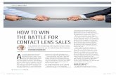 HOW TO WIN THE BATTLE FOR CONTACT LENS SALES · 2019-05-08 · 50 | APRIL 2019 A t a time when you can have anything delivered to your doorstep in just a day or two with a few taps