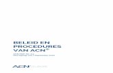 BELEID EN PROCEDURES VAN ACN A CN P&P-NL-3reps.acneuro.com/ACN-Europe_files/docs/policy_procedures/... · 2020-05-13 · 'Beleid en Procedures' veranderen en wijzigen zonder voorafgaande