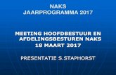 NAKS JAARPROGRAMMA 2017nakssuriname.com/.../06/NAKS-Jaarprogramma-2017.pdf · JAARPROGRAMMA 2017 MEETING HOOFDBESTUUR EN AFDELINGSBESTUREN NAKS 18 MAART 2017 PRESENTATIE S.STAPHORST.