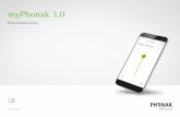 myPhonak 3 · 2020-07-21 · Kort overzicht 3 Installeren van de myPhonak app 5 Koppelen met Phonak-hoortoestellen 6 Problemen met koppelen oplossen 8 Remote Control 9 ... herstarten