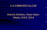 LA FIBROMYALGIE Patrick Sichère, Paris-Saint- Denis, DAX 2014 dr P Sichere.pdfresultats, elle dit qu’on lui a dit : • vous ne guerirez pas • vous etes deprimes • apprenez