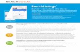 ReachLocal ReachListings NL · beheren. Daarmee kunt u uw online zichtbaarheid in zoekmachines en directory's verbeteren en kunt u meer klanten genereren op lokaal niveau. ... Facebook-