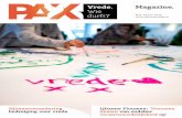 # 4 Winter 2019 - PAX · Foto: Lize Kraan 2 PAX Magazine #4 Winter 2019. 25 vredeswerk op de Balkan Bert van der Linden over de kwarteeuw die hij op de Westelijke Balkan werkte en