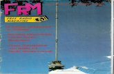 Free Radio Magazine april/mei 1985freeradiomagazine.nl/FRM/FRM_85-04.pdf · Wie zich professioneel en kritisch met radio bezighoudt weet dat het belangrijk is om luisteraars voortdurend