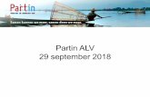 Partin ALV 29 september 2018 · 2018-10-08 · Samen kunnen we meer … Overige punten ALV - kascontrolecommissie 4 aanmeldingen: 1. Theo Vogels van St. Pamoja Kenya (2016) 2. Arjen